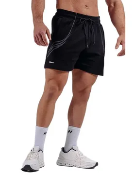Short Oversized Training Primal 876 Black M - Nebbia - FashionsVida