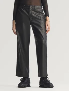 Firebird Pleather 7/8 Pant 46 Utility Black - Adidas - FashionsVida
