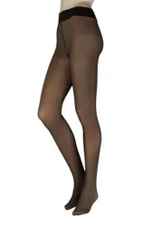 Women's 1 Pair Sheer Look Opaque Tights Black/Nude Small/Medium - Black - Size: Small
