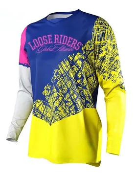 Motocross loose rider long-sleeved jersey Maillot Ciclismo Hombre DH Moto MTB MX downhill jersey MTB Jersey roller bike shirt - Aliexpress - FashionsVida