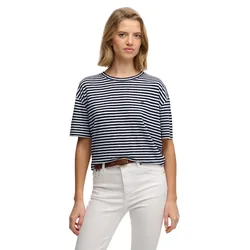 Maglietta A Maniche Corte Studios Crew Optic / Black Stripe M