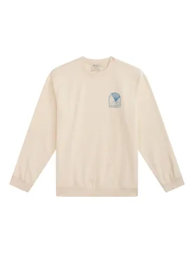 Regional Mens Cornwall Graphic Sweatshirt Crew Neck Comfy Pullover Off-White Cotton - Size X-Large - Mountain Warehouse - FashionsVida