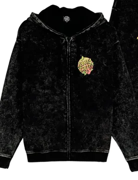 Sweat-shirt à Zip Take Flight Black Acid Wash S - Santa Cruz - FashionsVida