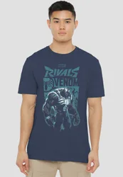 Unisex Rivals Vanguard Symbiote Venom Trend T-Shirt, Heather Navy Size: 3XL - Navy - Size: 3XL