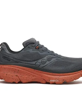 Guide Tr Trail Running Shoes Carbon / Rust UK 9 Men - Saucony - FashionsVida