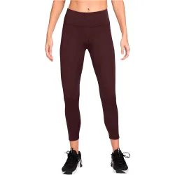 Dri-fit fast malla larga running mujer Rojo (M)