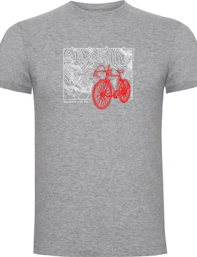 T-shirt à Manches Courtes Topographic - Kruskis - FashionsVida
