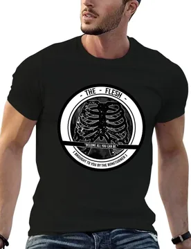 The Flesh - Badge T-Shirt funny t shirts cotton t shirt man luxury t shirt custom print T-shirt - Aliexpress - FashionsVida