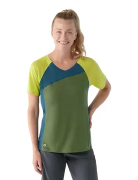 Maglietta A Maniche Corte Merino Sport 120 Mountain Bike Fern Green - Smartwool - FashionsVida