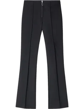 Pantalones de campana de mujer liso y largo - sandro - FashionsVida