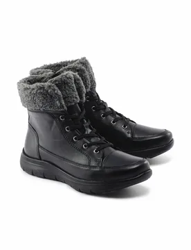 Luftpolster-Bootie Warmfutter - Schwarz - female - Size: 38 - Avena - FashionsVida