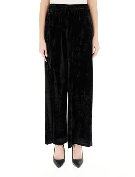 VICOLO Pantalone a palazzo NERO S - VICOLO - FashionsVida