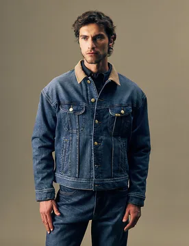 Gold Relaxed Storm Rider Jacket Golden Hour Größe S male - Lee - FashionsVida