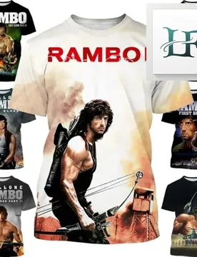 Hot Sale 3D Printing T-shirt Fashion Popular Classic Movie Legend Sylvester Stallone Men/Women's Casual Hipster T-shirt - Aliexpress - FashionsVida