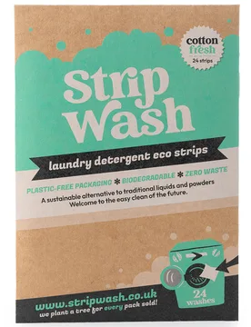 StripWash Cotton Fresh Laundry Strips - Pack of 24 - ecoLiving - FashionsVida