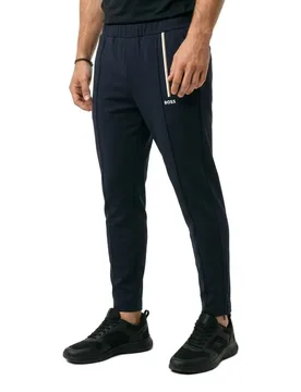 Pantaloni Toc Game 10276871 Green Dark Blue L - BOSS - FashionsVida