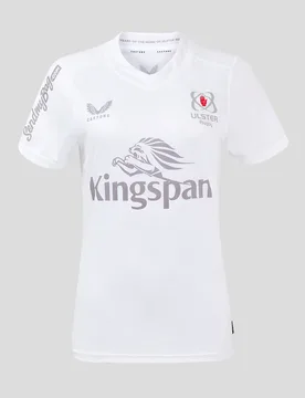 Ulster Women's 24/25 Home Shirt White 16 female - Castore - FashionsVida
