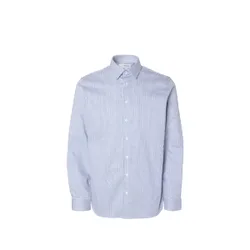 Chemise slim en coton biologique mélangé