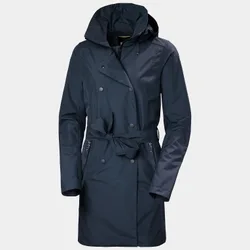Women's HT Trench Navy M - Navy Blue - Female