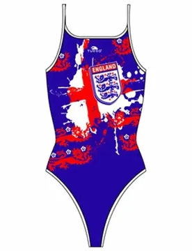 Maillot De Bain à Fines Bretelles England Shield - TURBO - FashionsVida