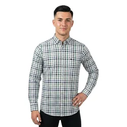 Camicia A Maniche Lunghe 118000 Grass Green S