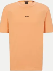 Orange T-Shirt mit Logoprint Orange XXL