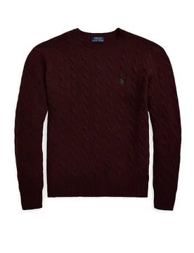 Suéter rojo oscuro M - Ralph Lauren - FashionsVida