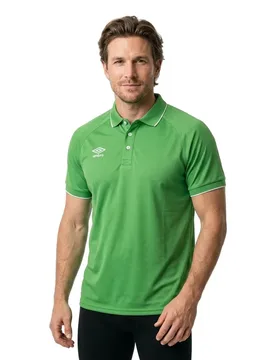 Polo à Manches Courtes Torch Green / White L ,Femme - Umbro - FashionsVida