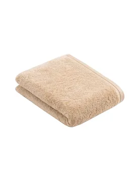 Telo doccia VEGAN LIFE 67x140cm Tibet beige - Vossen - FashionsVida