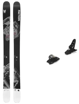 Ski Set inkl. Bdg. All-Mountain-Ski Pack Prodigy 4 2025 aus Wolle schwarz - Faction - FashionsVida