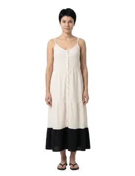 Vestito Lungo Senza Maniche Thecia True Black L - Protest - FashionsVida