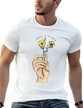Lighten up T-Shirt anime tshirt mens graphic t shirts cotton t shirts man 100% T-shirt - Aliexpress - FashionsVida