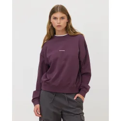 Sudadera de mujer de 100% algodón orgánico nature cherry