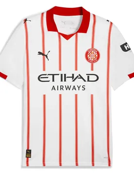 T-shirt à Manches Courtes Domicile Girona Fc Replica 25/26 White- XL - Puma - FashionsVida