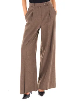Pantalone a palazzo NOCCIOLA 42 - EMME MARELLA - FashionsVida