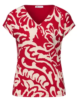 Printed structure mat-mix shir female - 40 - FashionsVida