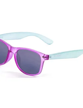 Beach Polarized Sunglasses Transparent Violet Frosted One Size Men,Women - Ocean Sunglasses - FashionsVida