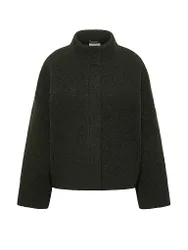 Chaqueta de lana verde oscuro 42