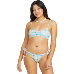 Braguita de bikini de cobertura reveladora de mujer Check The Waves