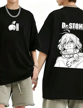 Anime Dr. Stone Suika Graphic Print T Shirts Men Women Manga Fashion Oversized Tshirt Male Vintage Casual Soft Cotton T-shirt - Aliexpress - FashionsVida