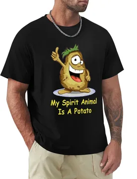 My Spirit Animal Is A Potato T-Shirt Summer Sports Quick Dry T-Shirt - Aliexpress - FashionsVida