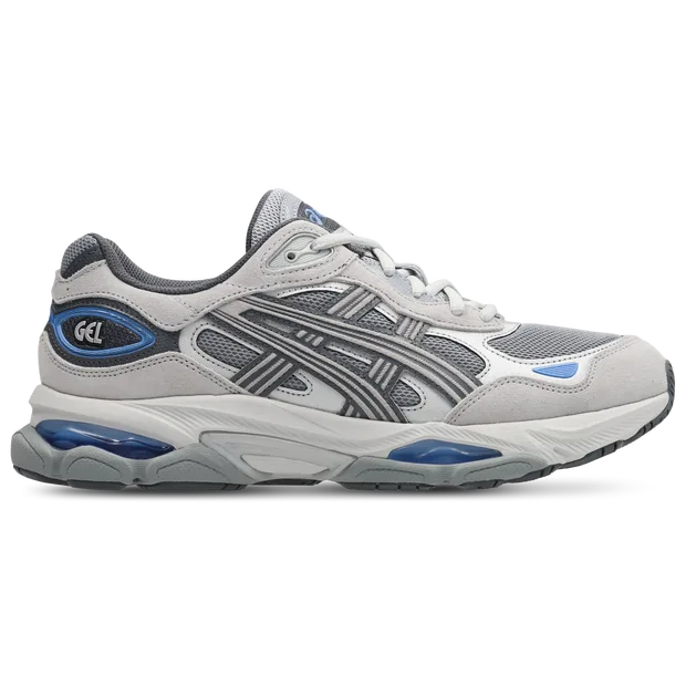 GEL-NYC Men's Sneakers - Grey - Size 9.5 - Leather - Grey - Size: 9.5 - Asics - FashionsVida