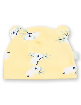Baby Koala Time Hat - Yellow - Size 0-1m - Kite Clothing - FashionsVida