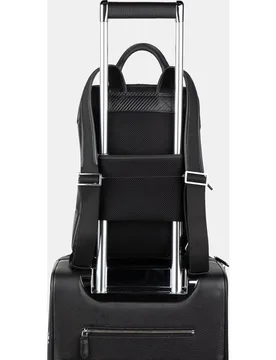 Mochila de mujer de piel pequeña para ordenador portátil - Scharlau - FashionsVida