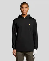 Men's Golf Performance Hooded Midlayer in Black