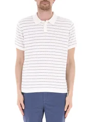 Guess Polo a righe PANNA L