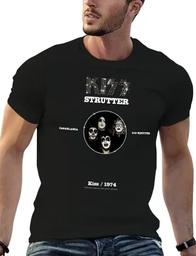 KISS - Strutter T-Shirt men t shirt cotton 100% funny t shirts cotton man t shirts graphic T-shirt - Aliexpress - FashionsVida