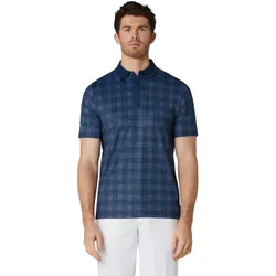 Polo Chev Plaid Print, navy/blau l