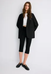 Regular-Fit-Blazer Schwarz S