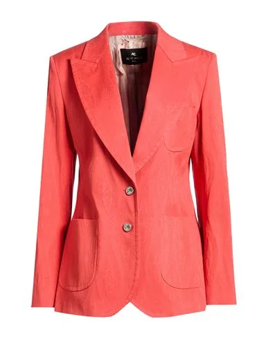 Americana Mujer Rojo tomate 40 Mujer - ETRO - FashionsVida